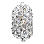 Frost wall light with faceted crystals