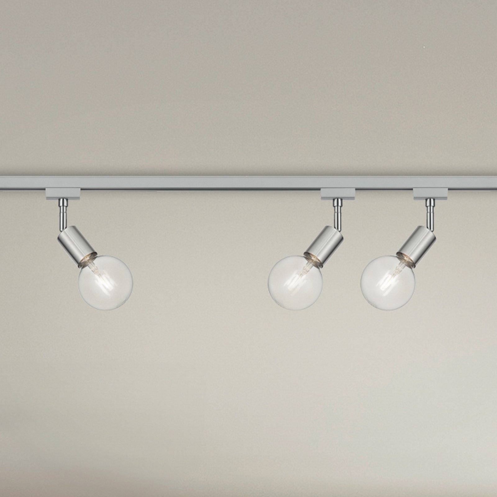 Sada koľajníc DUOline Diallo titan 2 m 6-pl. E27-LED 2-pl.