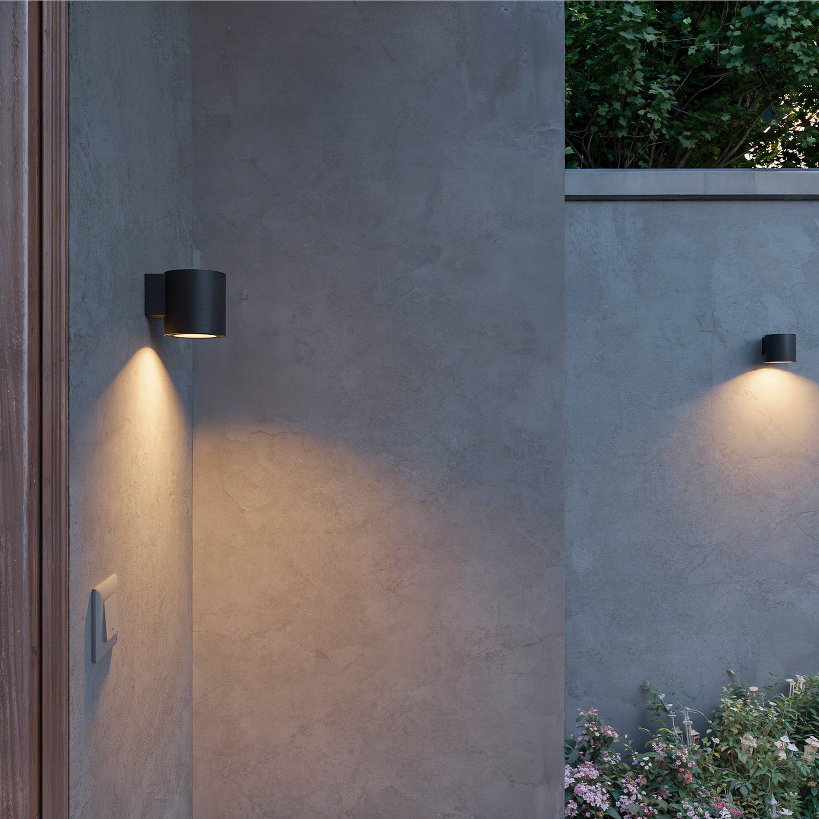 Philips Fylx kültéri fali lámpa, fekete, fém, IP44, GU10 Philips Fylx kültéri fali lámpa, fekete, fém, IP44, GU10