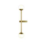 Maytoni LED wall light Touch, brass, height 48 cm, dimmable