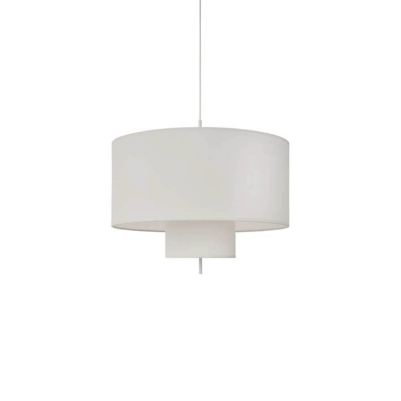 NEW WORKS Margin pendant light, Ø 90 cm, white, E27