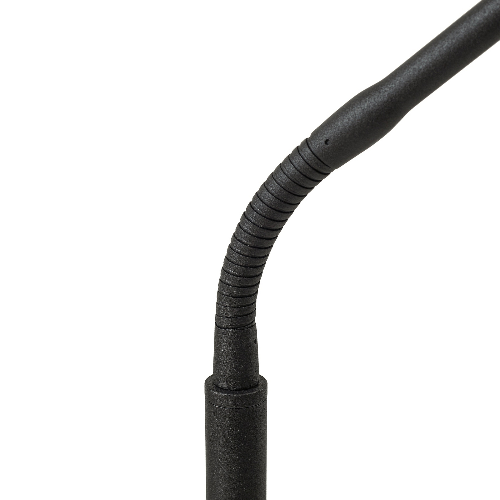 Lindby LED-akku-lattiavalaisin Elvyn, musta, säädettävä