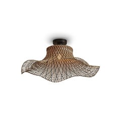 GOOD & MOJO Ibiza kattovalaisin Ø 65cm luonnollinen/musta