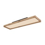 LED ceiling light Cinderella wood CCT 80 x 20 cm