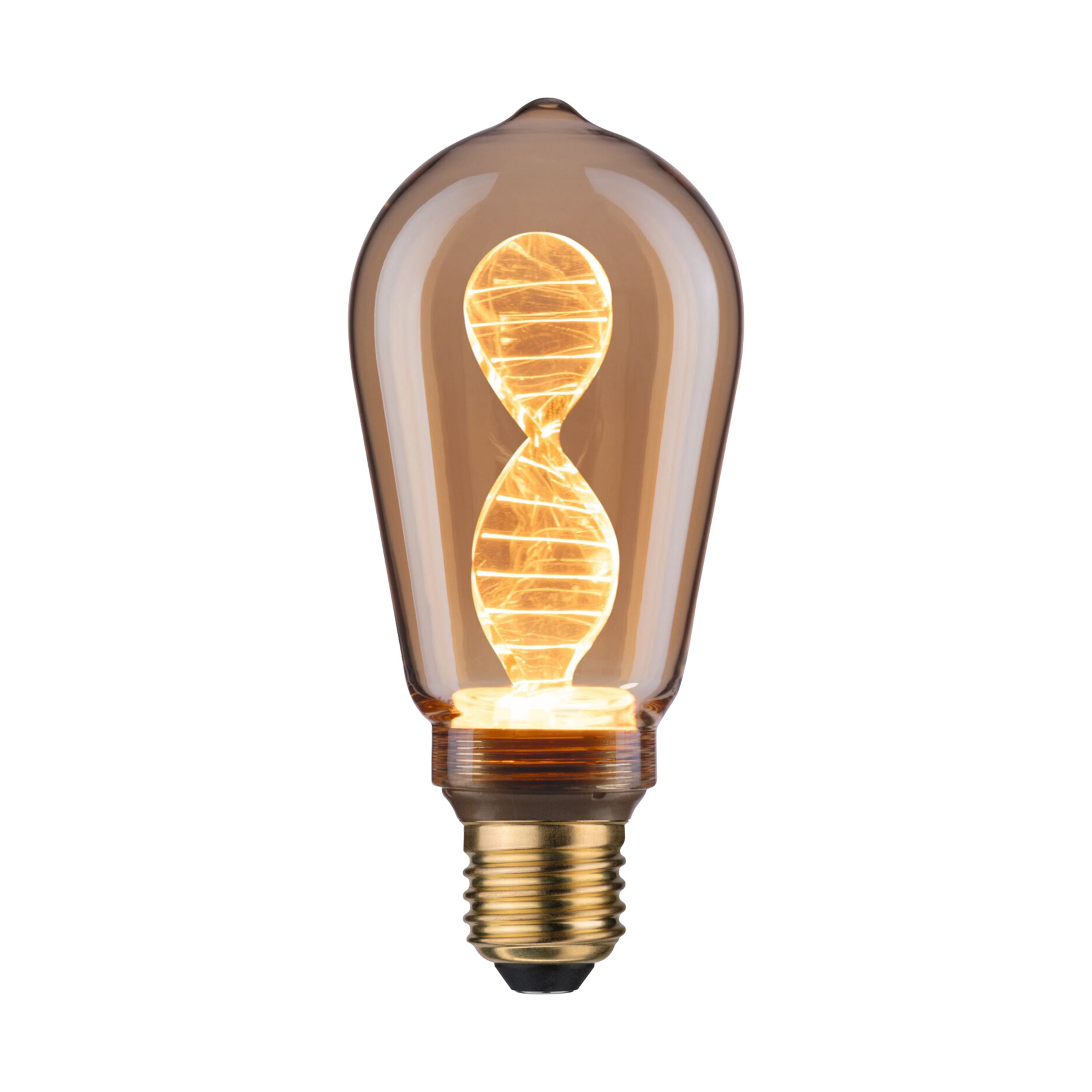 Paulmann Lampadina LED E27 3,5W Helix 1.800K ST64 oro