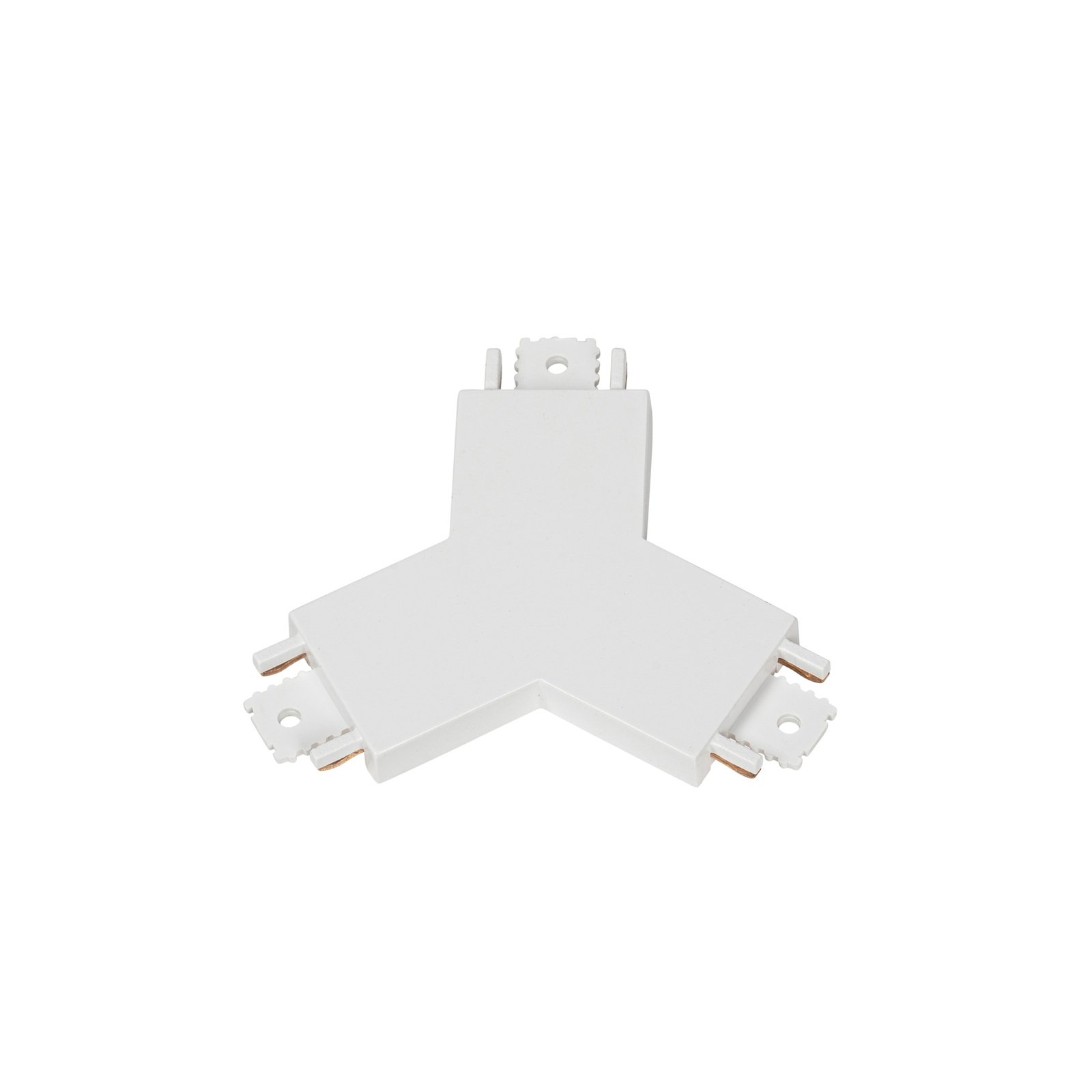 Lindby connecteur en Y Lumaro, blanc, 7,85 cm, plastique