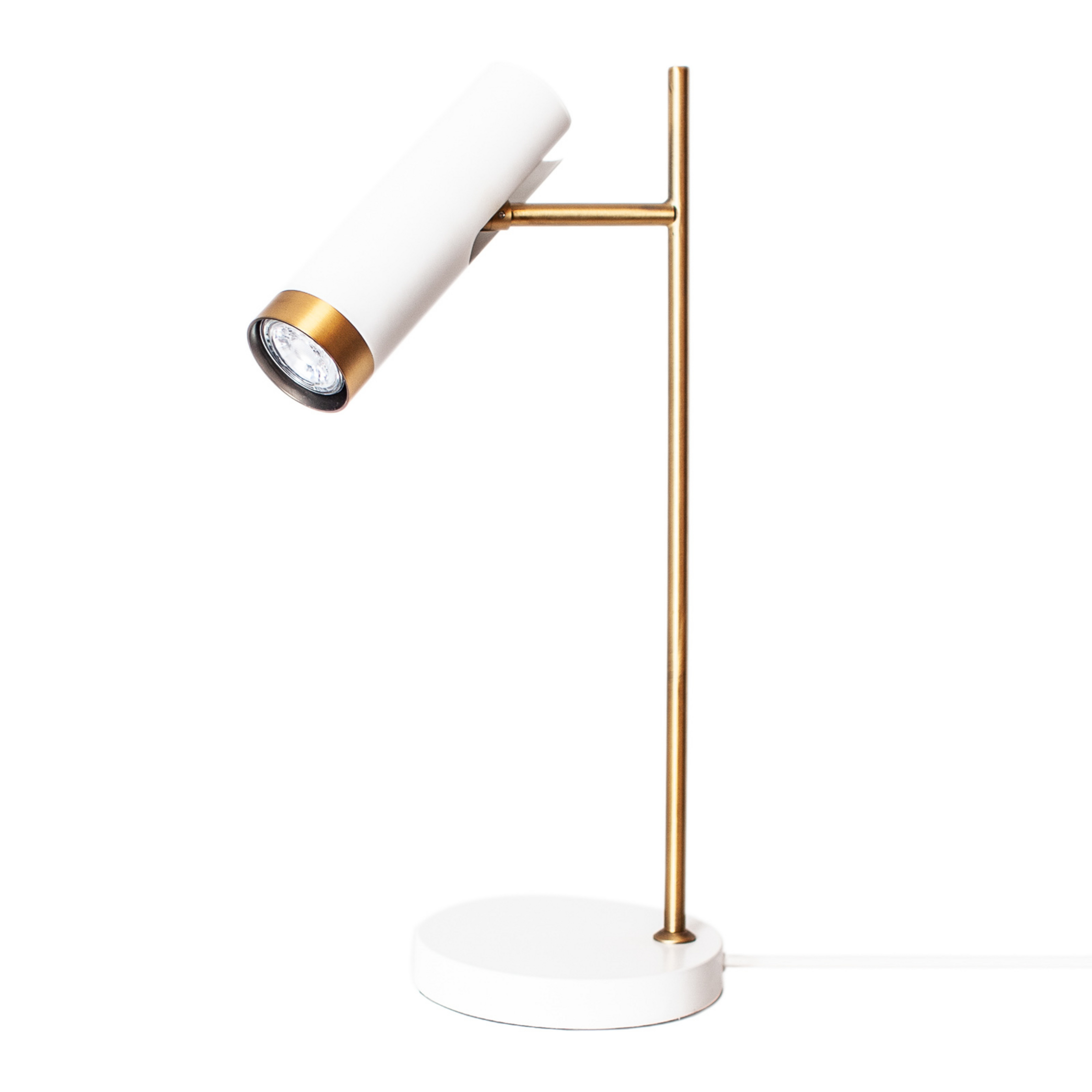 Puls Table Lamp White/Brass - By Rydéns
