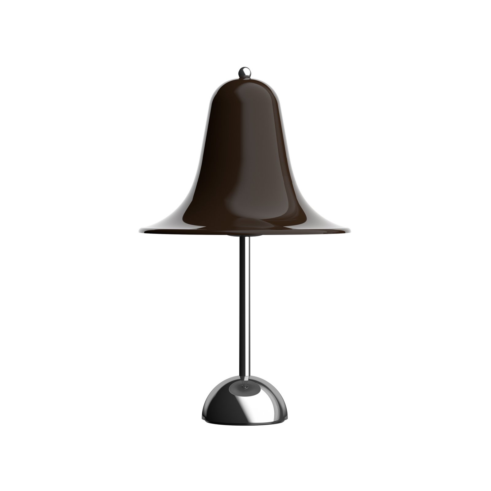 Verpan Pantop table lamp, brown, height 23 cm, metal, E14