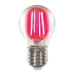 Coloured E27 4 W LED bulb filament