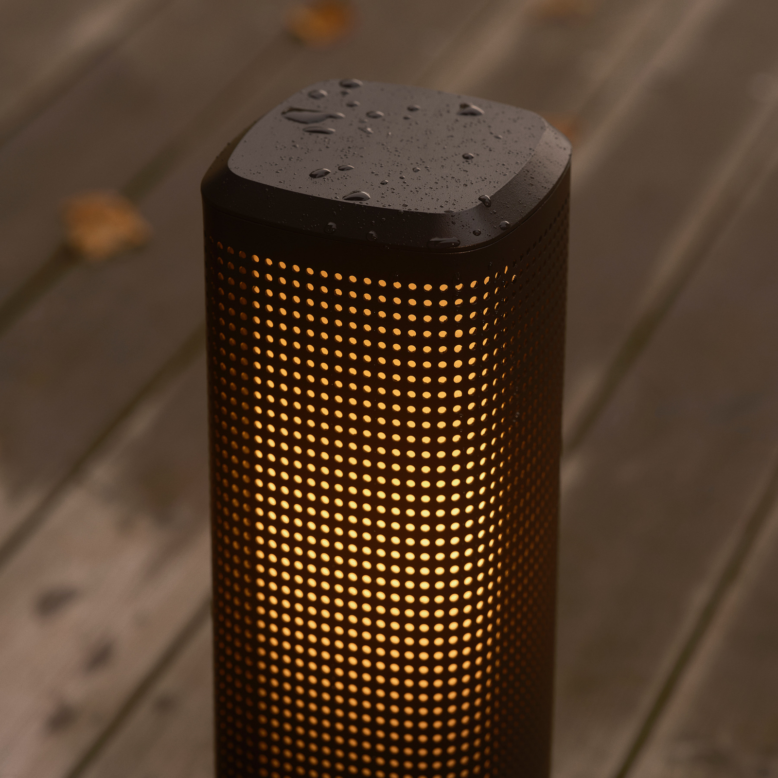 Osvětlení cesty Sidara 95 Seaside, černé, hliník, IP44, E27 Osvětlení cesty Sidara 95 Seaside, černé, hliník, IP44, E27