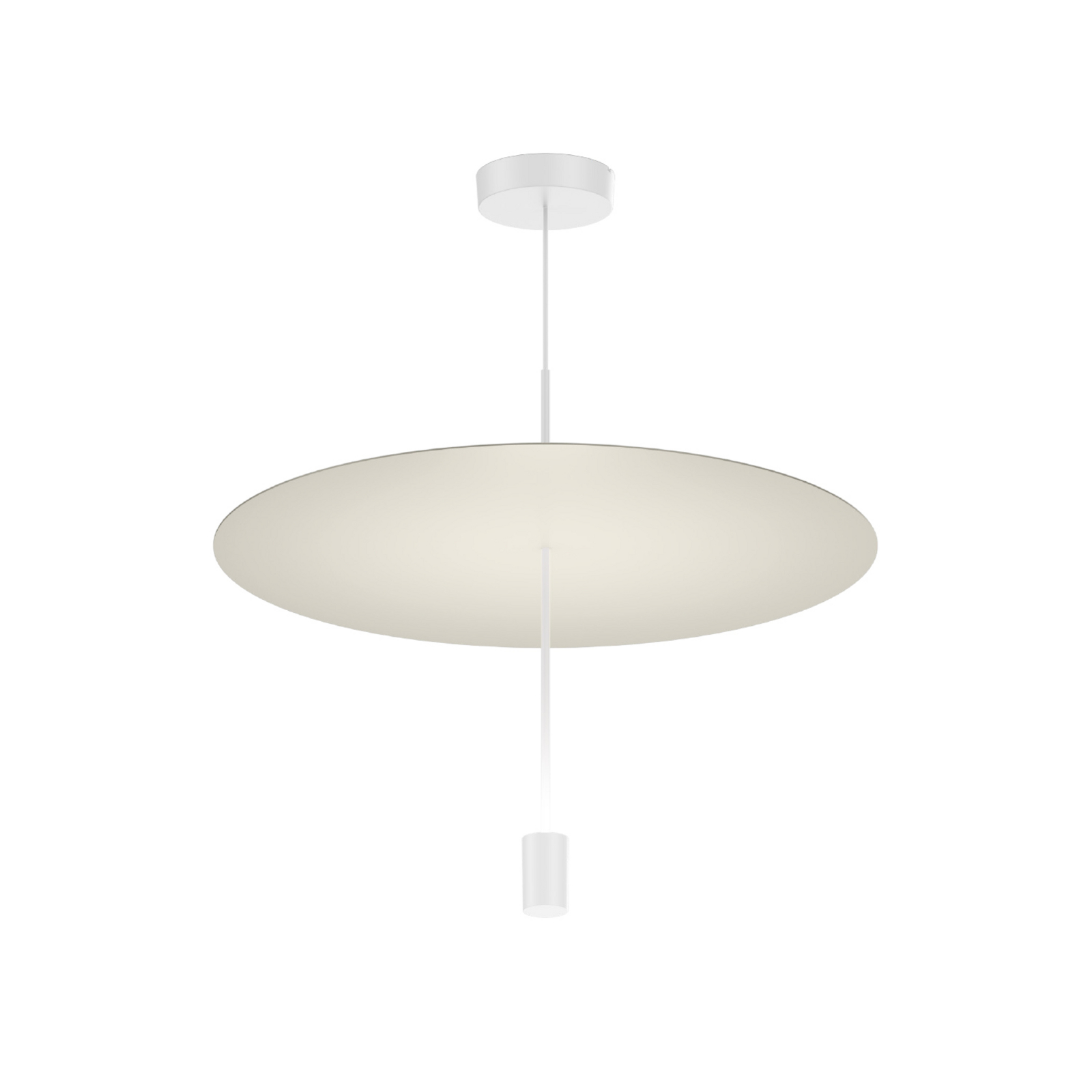 WEVER & DUCRÉ Candeeiro suspenso LED Shedda Ø 55 cm cinza acetinado 2700K