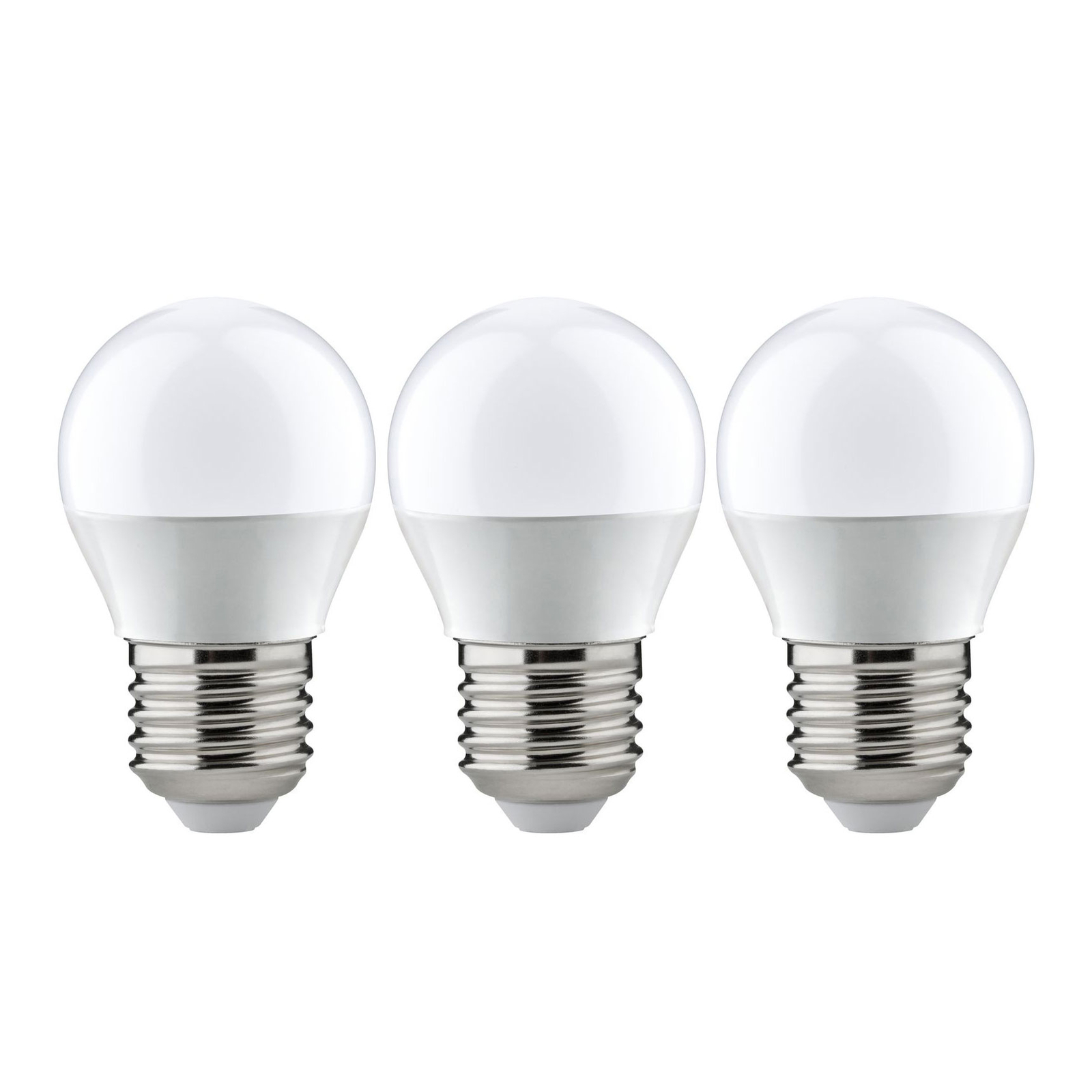 Paulmann LED-Tropfen E27 3,5W 2.700K opal 3er-Pack
