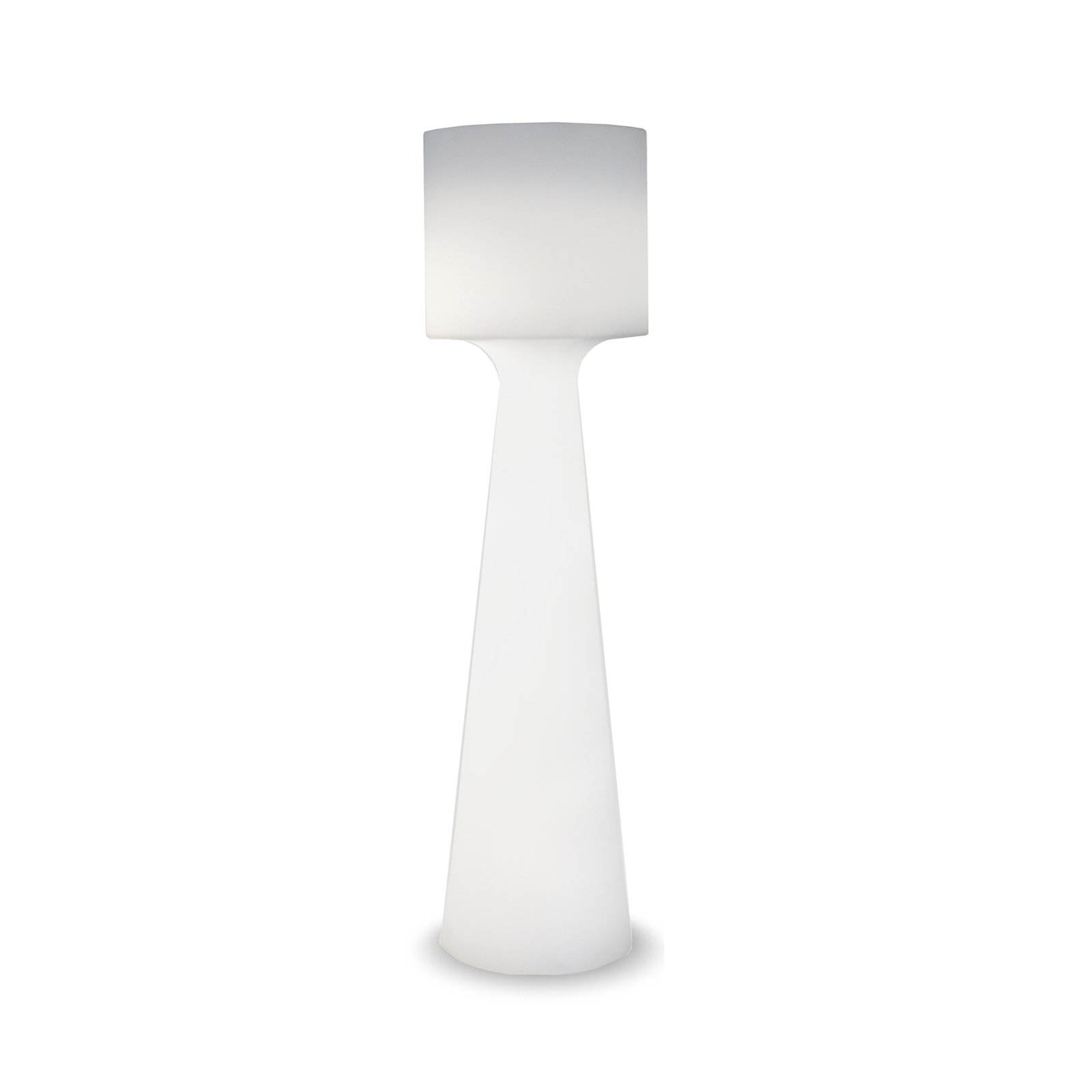 Stojací lampa Newgarden Grace LED IP65 bílá, 140 cm