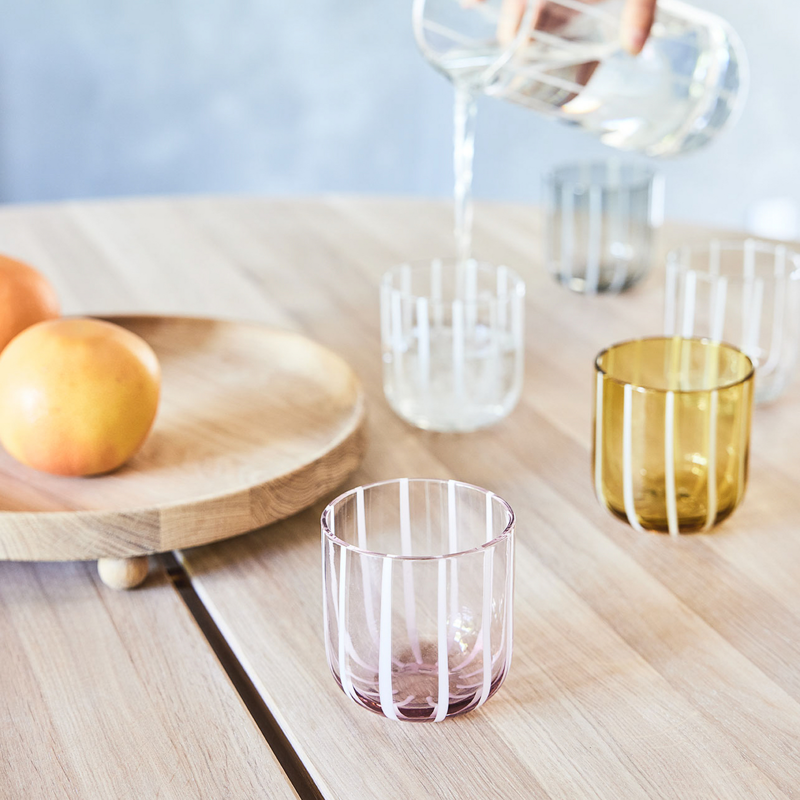 Copo Mizu, rosa, altura 8 cm, conjunto de 2 - OYOY Living Design