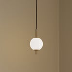 UMAGE LED pendant light Audrey, brass-coloured, 1-bulb, Ø 12 cm