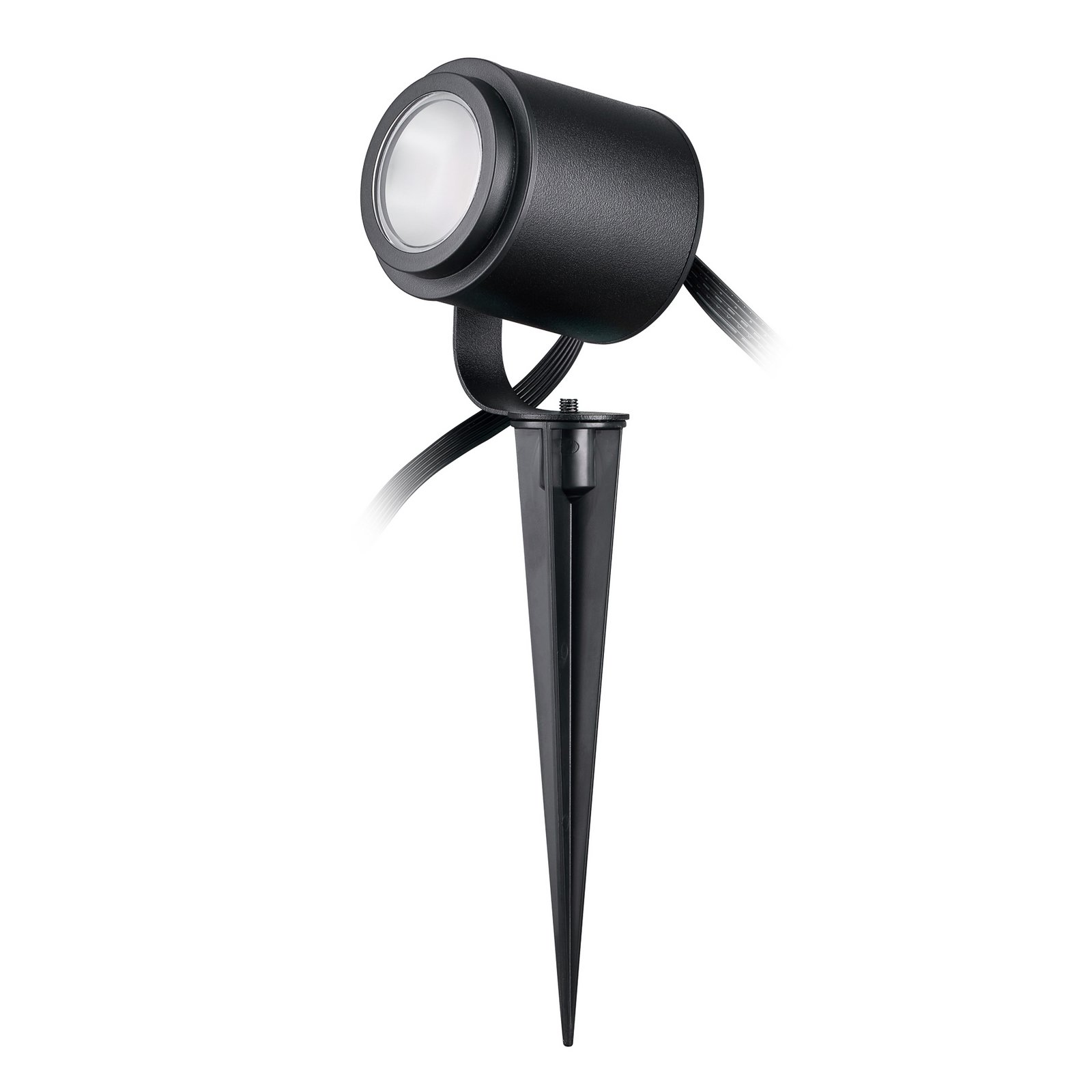 Foco exterior Lindby Smart LED Nymo, CCT, RGB, Tuya, lote de 3