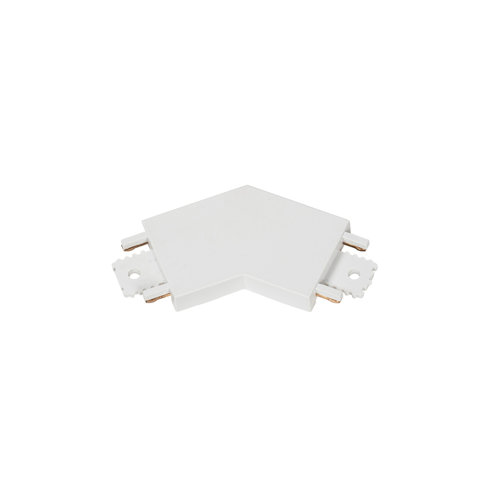 Lindby connector Lumaro, white, 135°, plastic