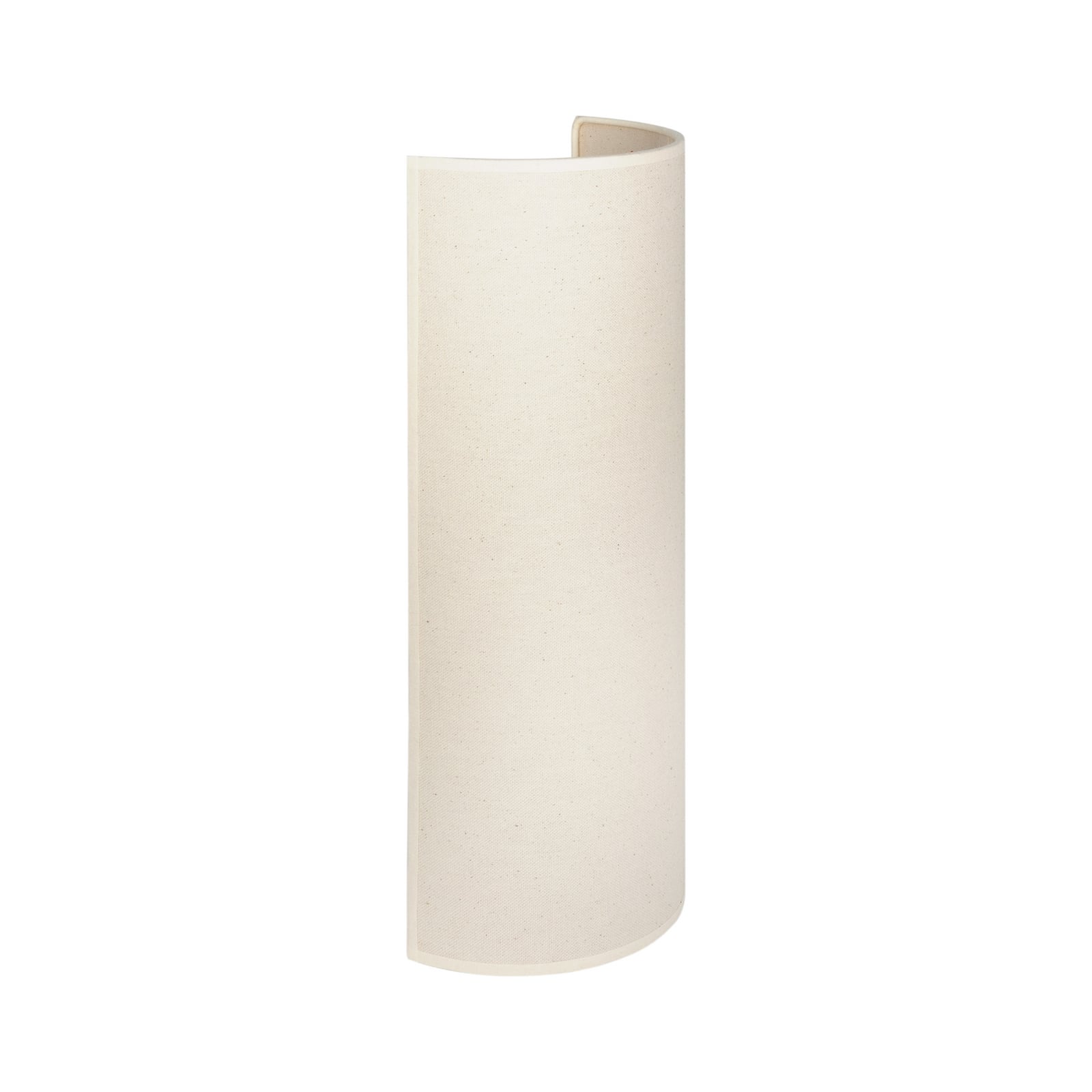 Candeeiro de parede Nature, creme, altura 40 cm, tecido, luz para cima/para Candeeiro de parede Nature, creme, altura 40 cm, tecido, luz para cima/para