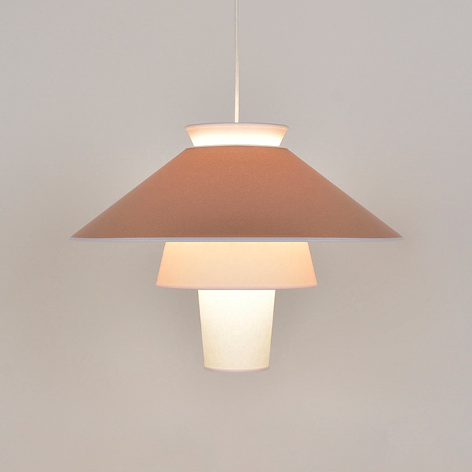 Ruche Hängeleuchte, Ø 58cm, marshmallow - MARKET SET