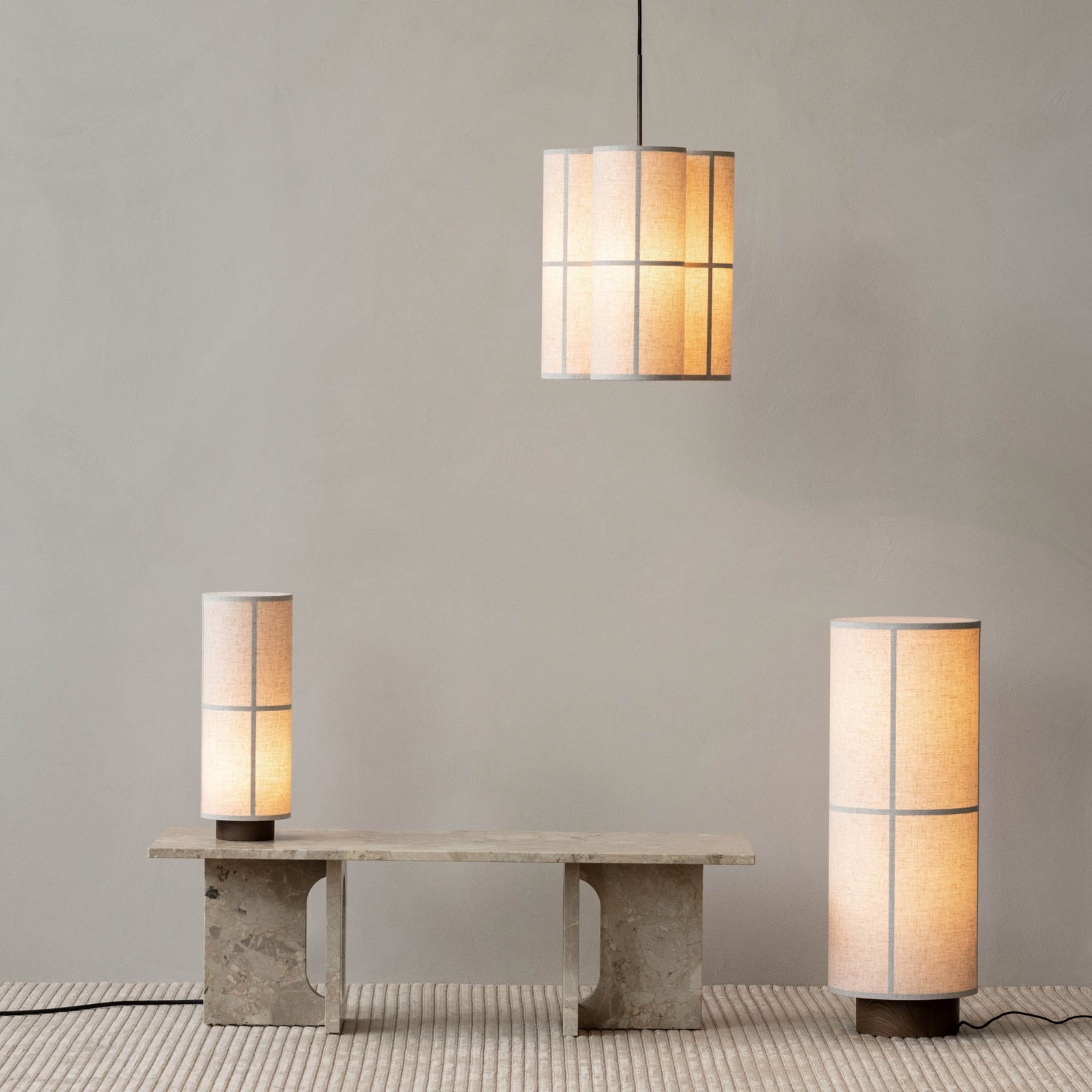 Hashira Golvlampa Ø30 Raw - Audo Copenhagen