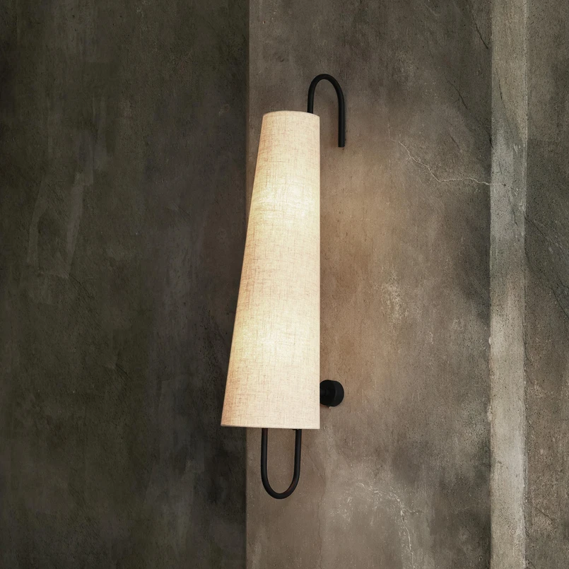 ferm LIVING – Ancora Wandleuchte 100 Black/Natural