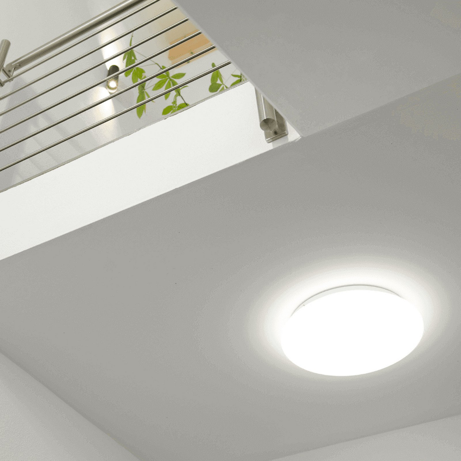 DOTLUX LED laevalgusti LUNA, valge, Ø 49 cm, 33 W, CCT IP44