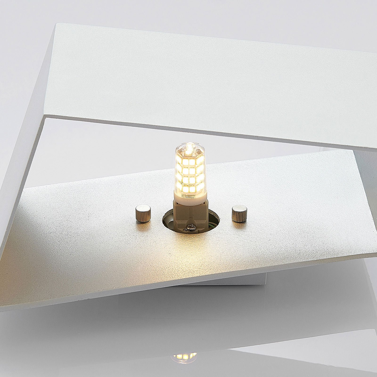Assona Wall Lamp White/Silver - Arcchio