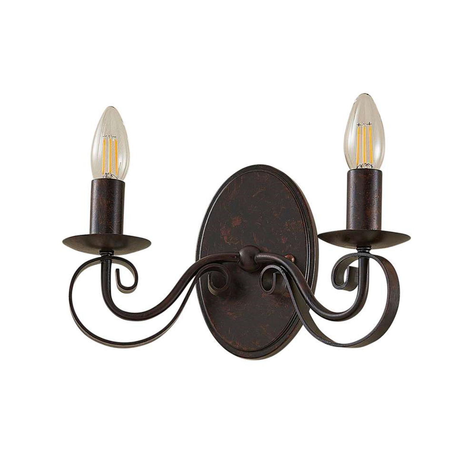 Caleb Wall Lamp Rust - Lucande