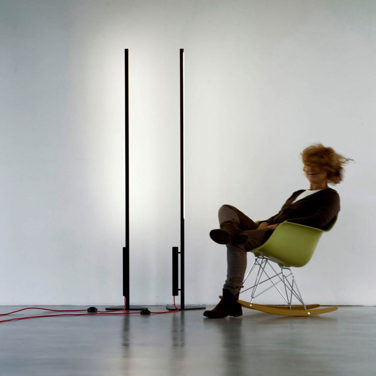 Martinelli Luce Colibrì LED vloerlamp buisvormig