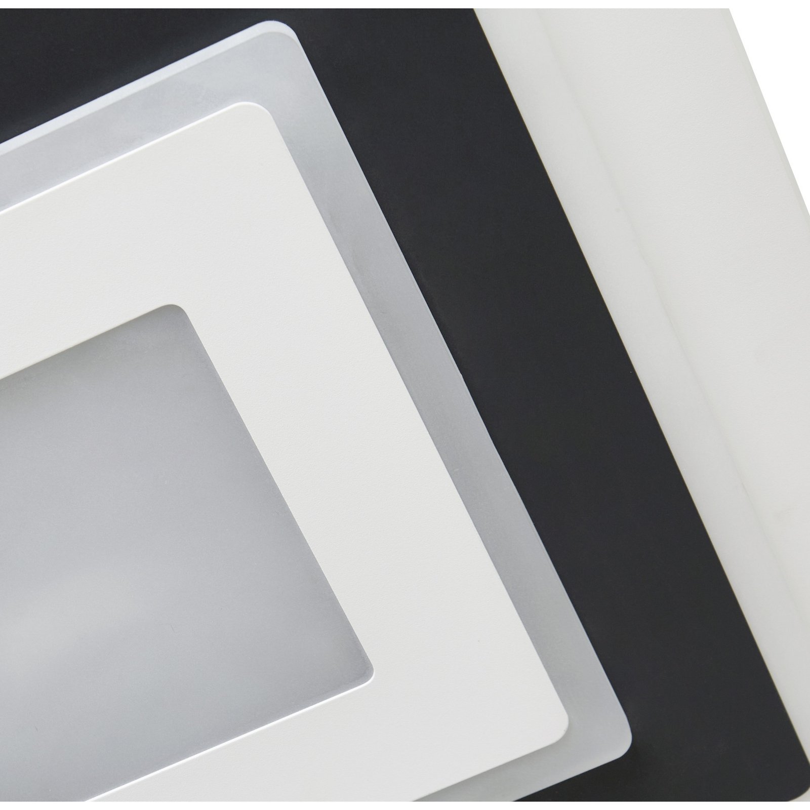 Lindby LED stropní svítidlo Rebeka, 50 x 50 cm, CCT, stmívatelné