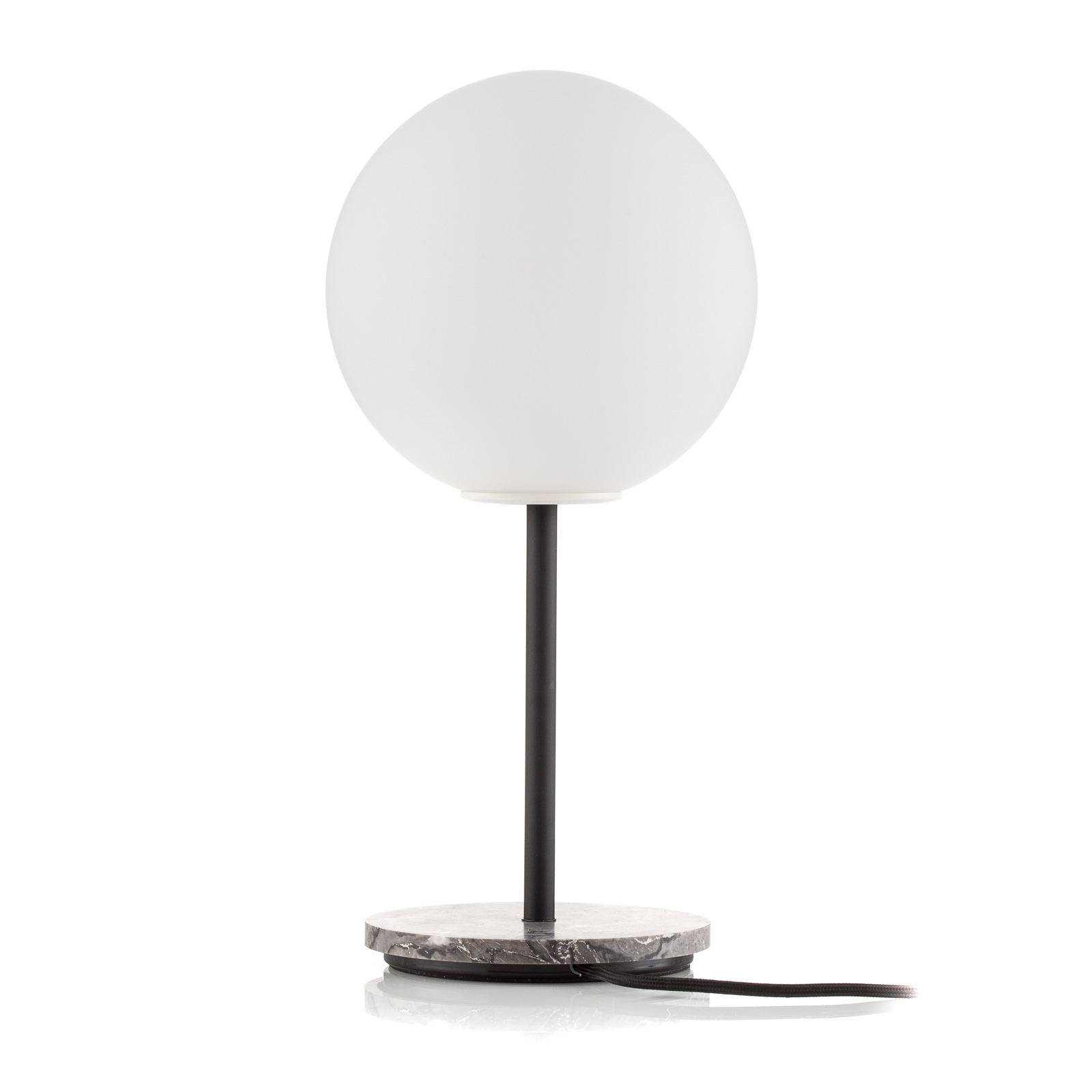 Audo TR Bulb Tischlampe 41cm Marmor/opal