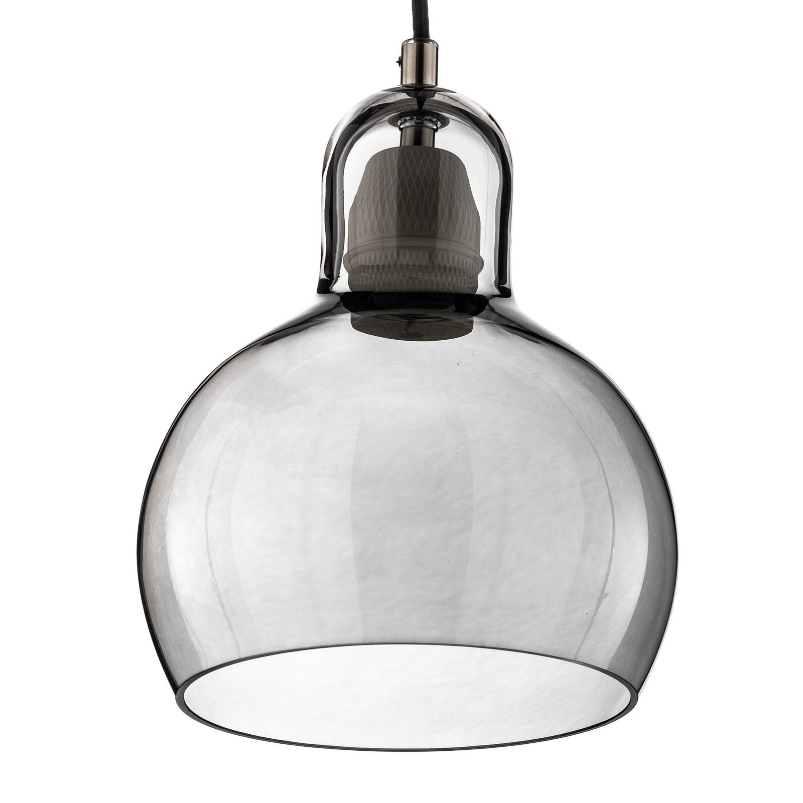 &Tradition Mega Bulb SR2, srebrny, czarny kabel