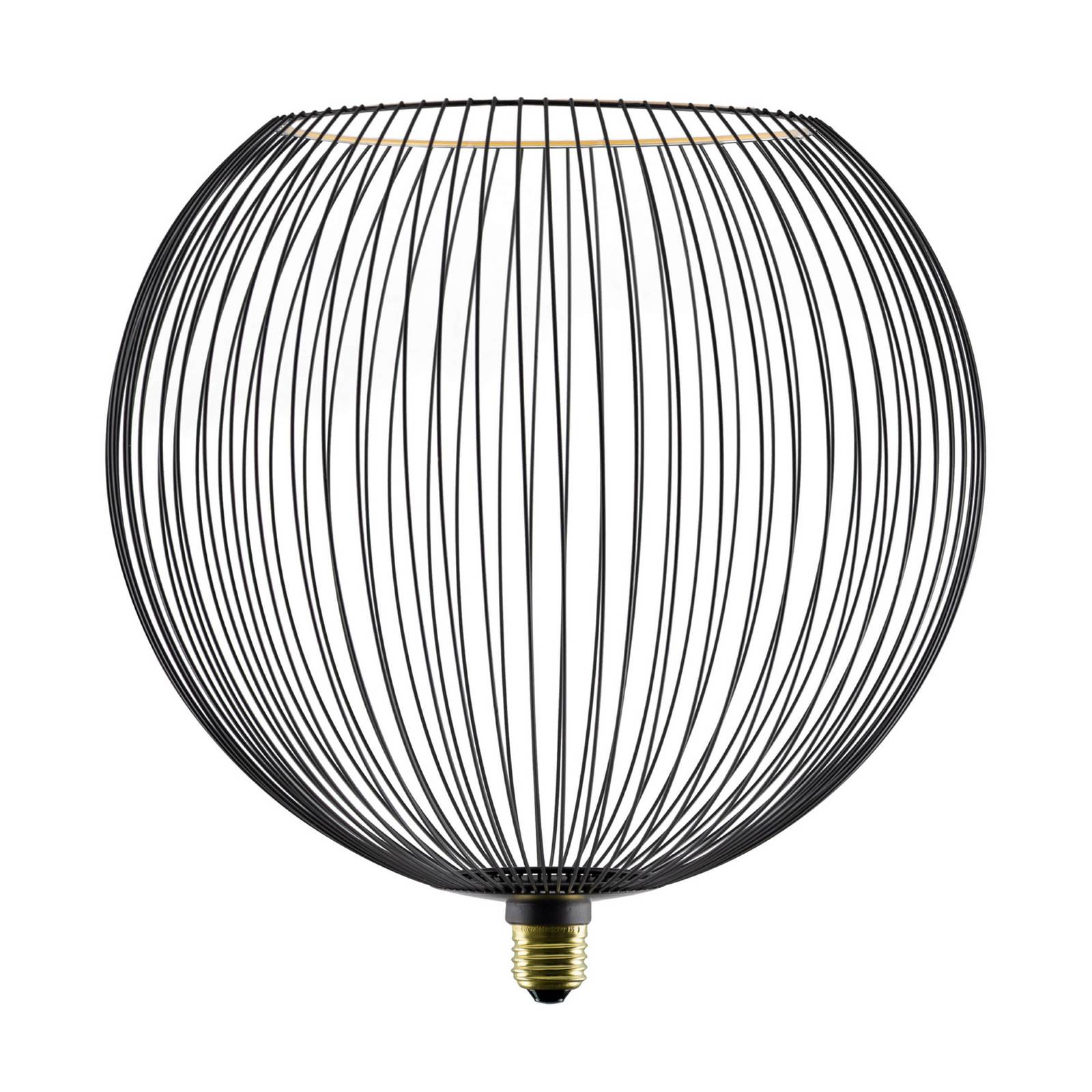 SEGULA LED Floating Filo schwarz G300 E27 6W 2.200 K dimmbar