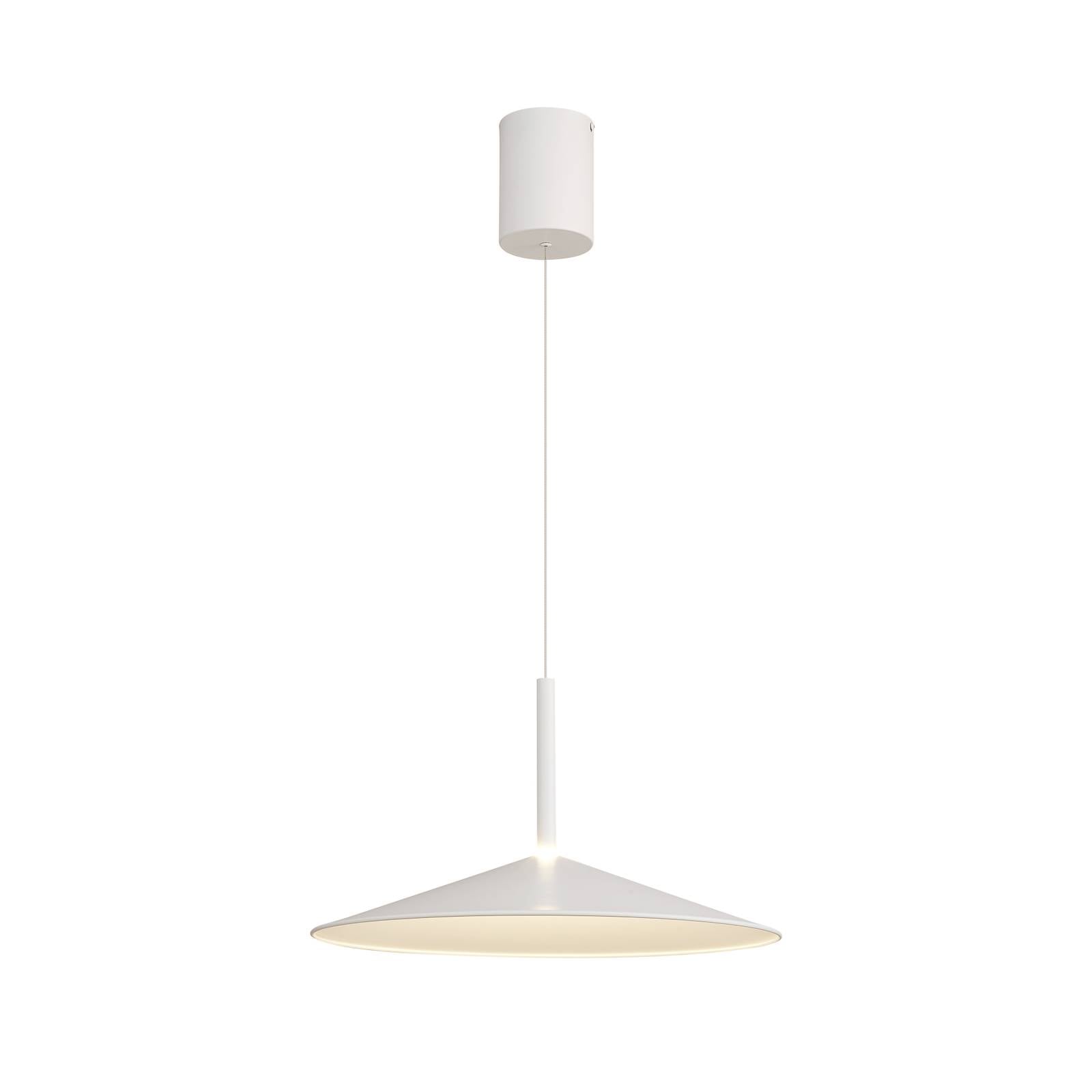 LED-Hängeleuchte Calice, weiß, Ø 47,5 cm, höhenverstellbar