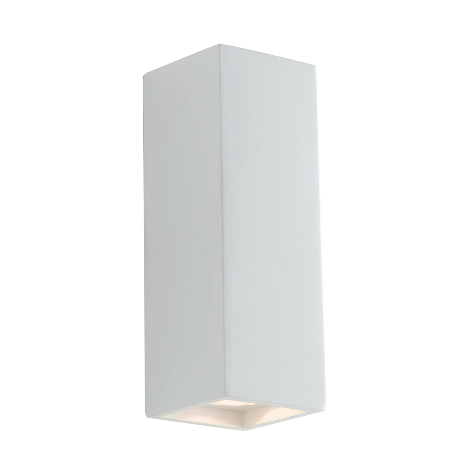 Eco-Light Foster wall light made of plaster, 2 outlets, for Living / Dining Room, plaster, GU10, 35 W, energy efficiency: A++, W: 7.3 cm, H: 21 cm