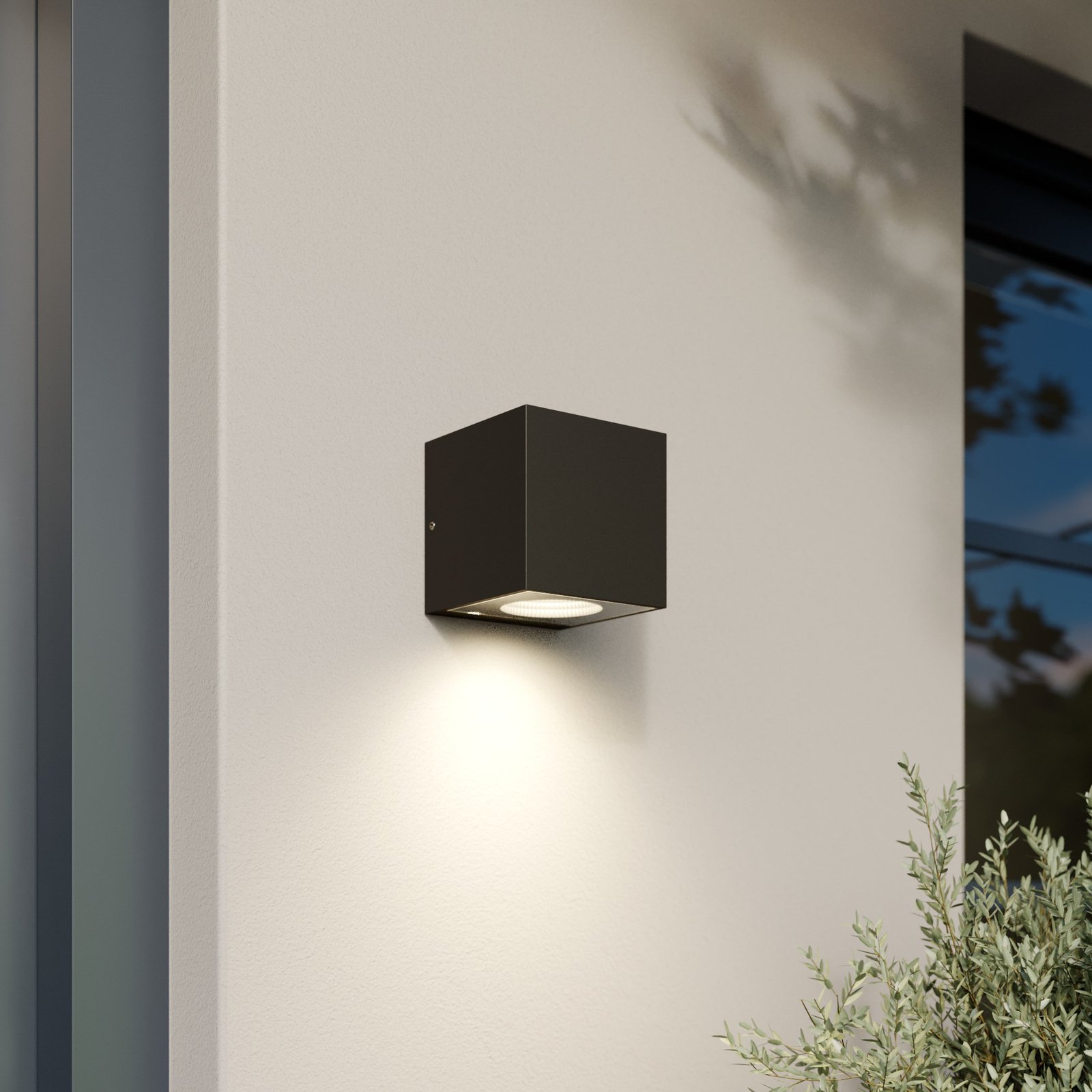 Arcchio Tassnim LED-Außenwandlampe grafit 1-fl.