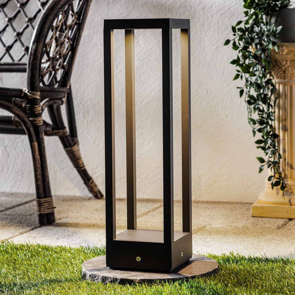 Lucande Carlota Utomhus Trädgårdslampa H50, svart från Lucande
