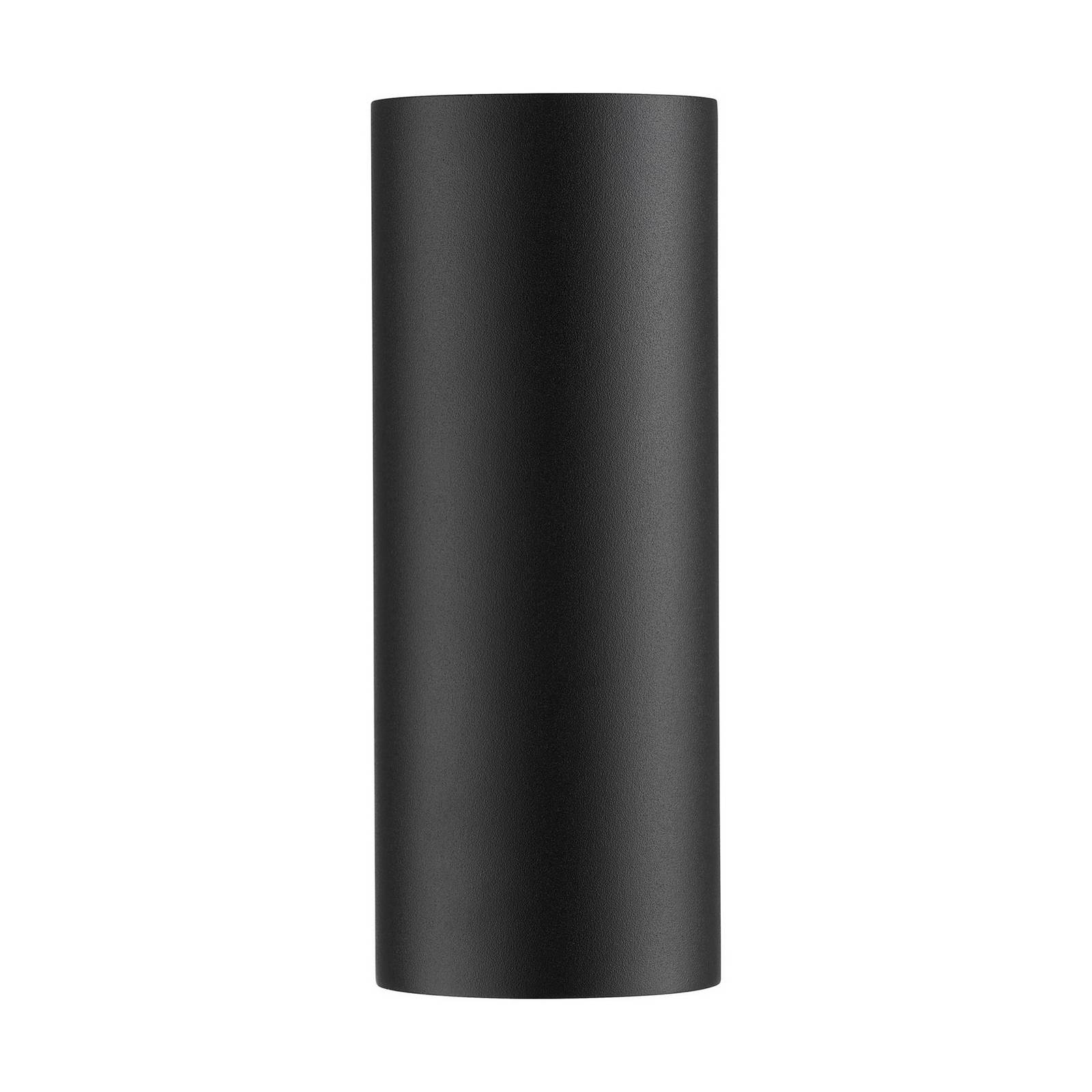 Kinkiet zewnętrzny Dion Double, czarny, GU10, aluminium, IP44