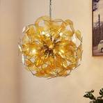 Lindby Moscalina hanglamp, amber