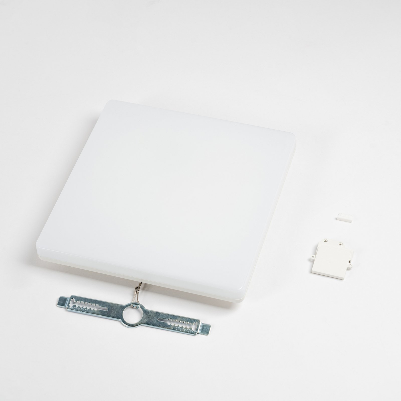 Prios Artin LED-Deckenlampe, Sensor, eckig, 28 cm