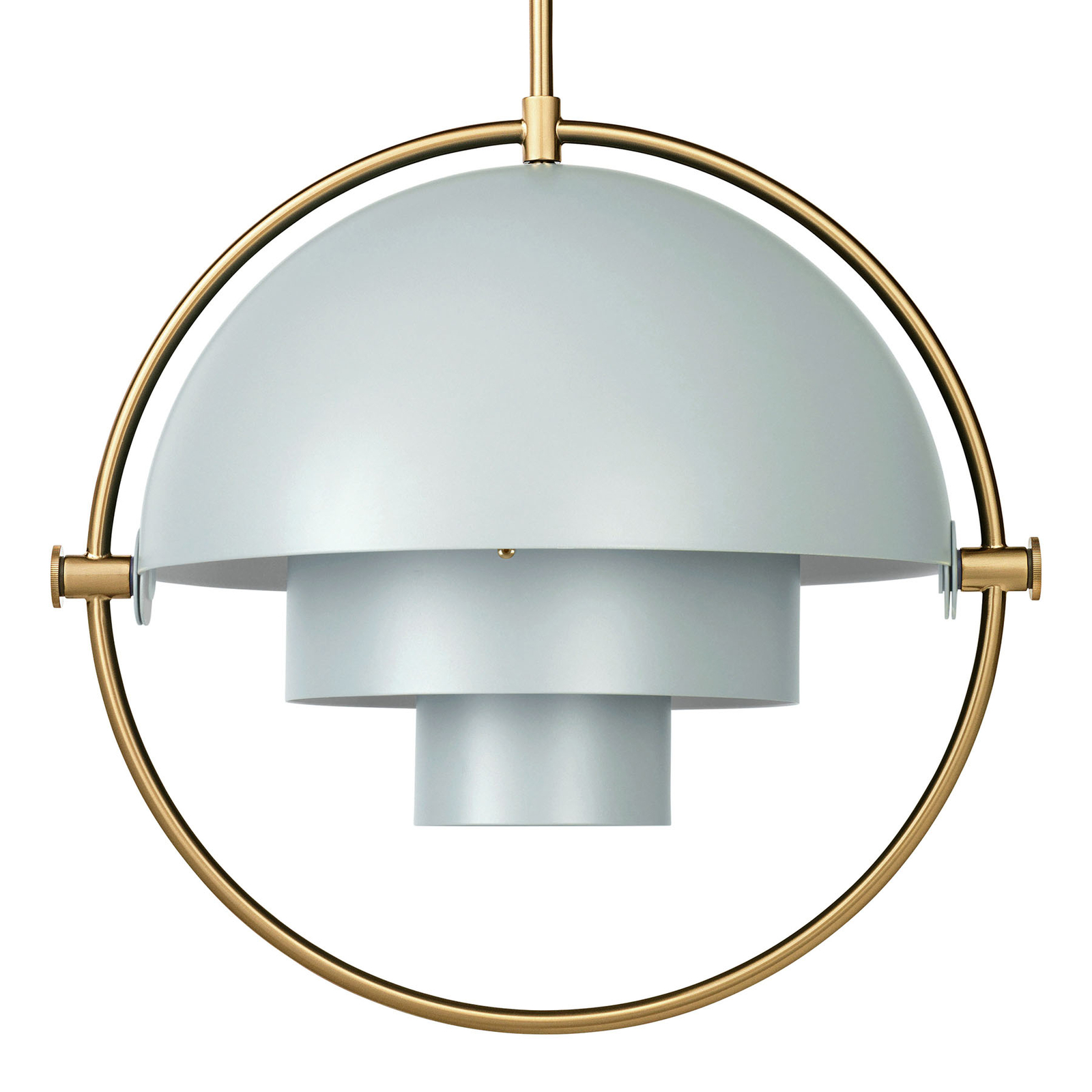 GUBI Hängeleuchte Multi-Lite, Ø 36 cm, Gestell messing