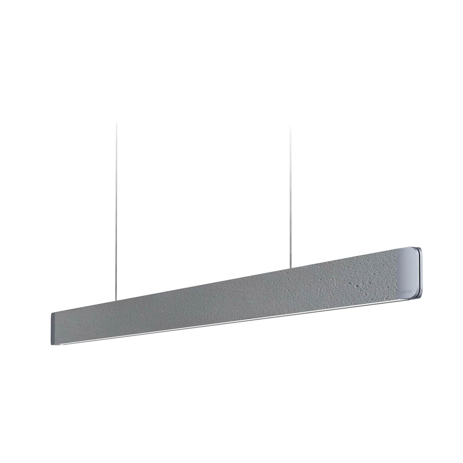 GRIMMEISEN Onyxx Linea Pro hanglamp beton/zilver