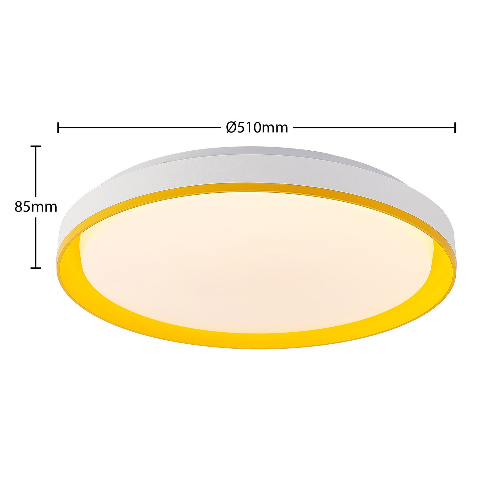 Lindby Divora LED plafondlamp CCT Ø 50,5 cm