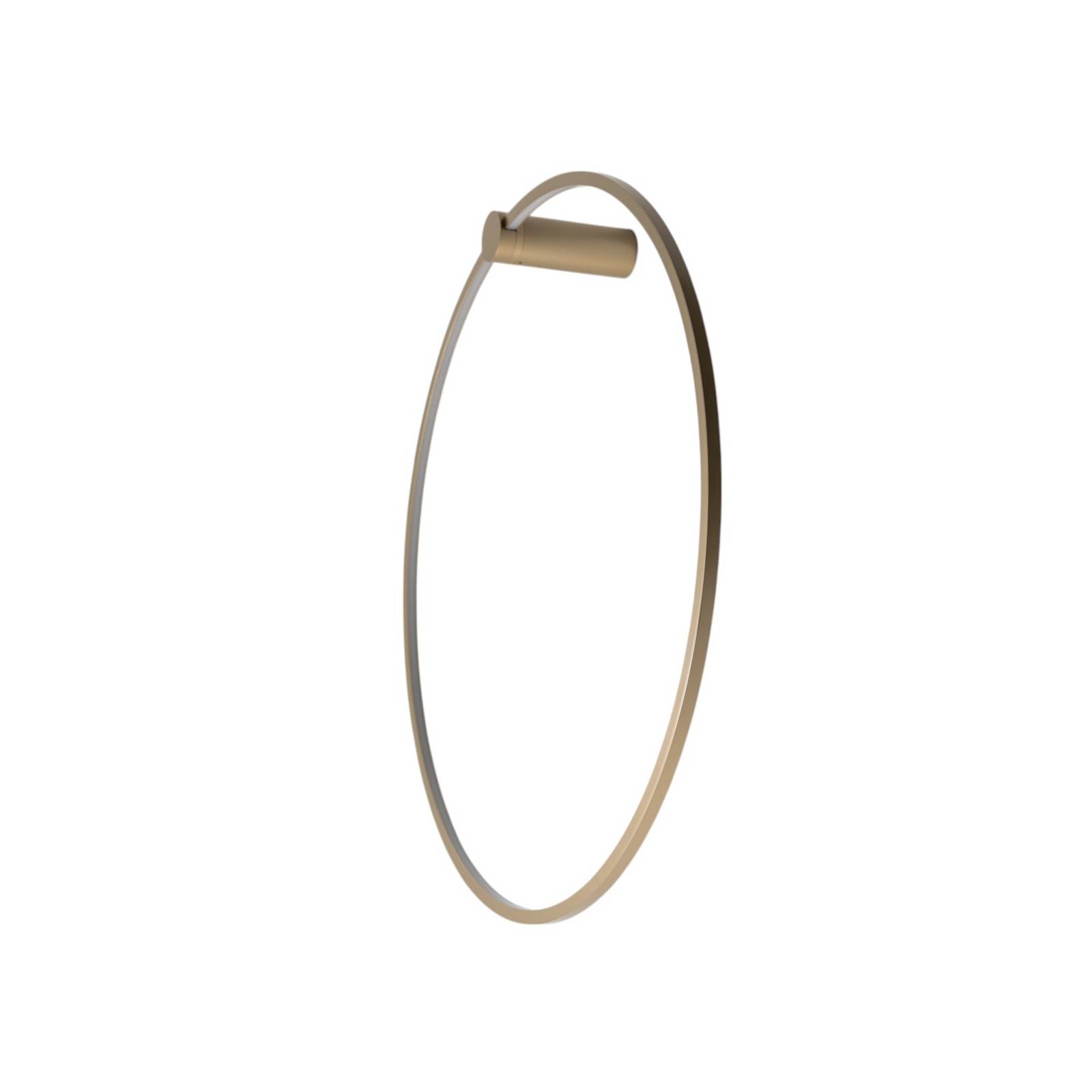 LED-Wandleuchte Saturno, gold, Ø 80 cm, Metall, 4.000 K günstig online kaufen