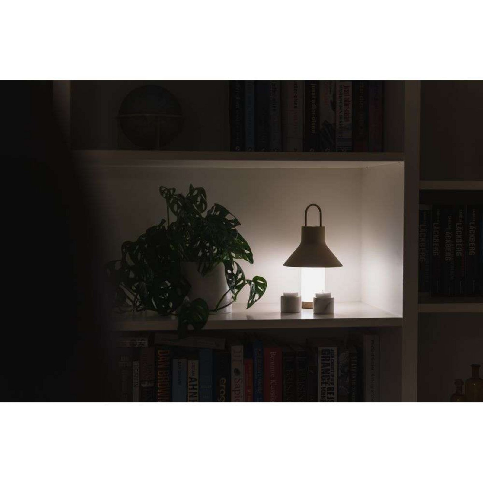 Shadow Portable Table Lamp S White - Loom Design