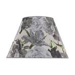 Sofia lampshade height 31 cm, floral pattern grey
