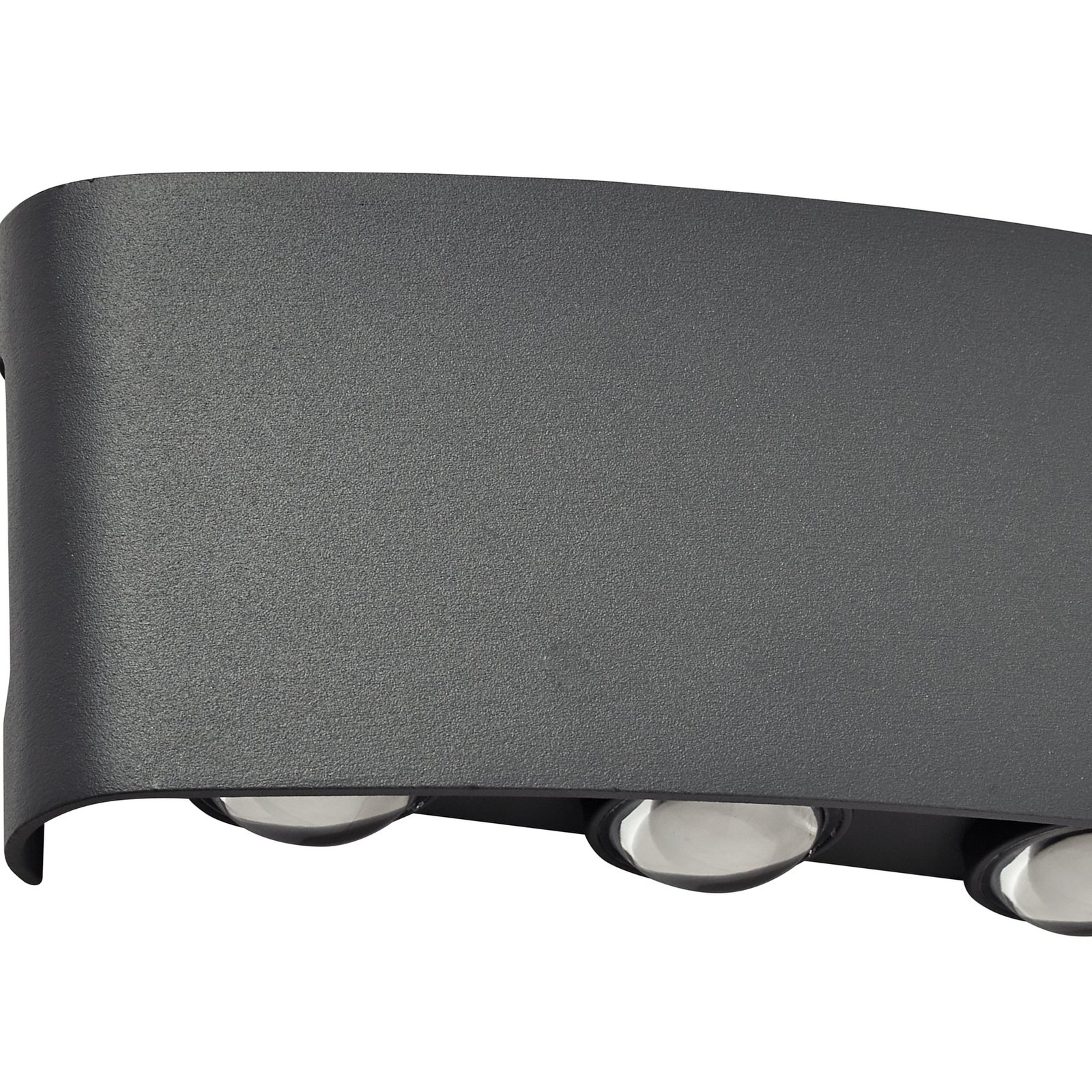 Ithan 5 LED Outdoor Wall Lamp Dark Grey - Lindby