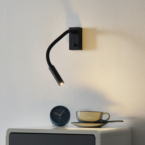 Mit Schalter - LED-Wandleuchte Cio mit Lesearm