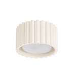 Plafonnier RIBLA, beige, Ø 10 cm, métal, GX53 - SOLLUX