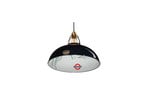 Large 1933 Design Závěsná Lampa Northern Line Black - Coolicon